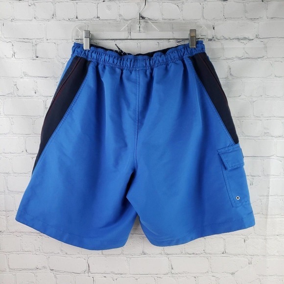 Tommy Hilfiger Mens Blue‎ Swim Trunks Large - Picture 2 of 8